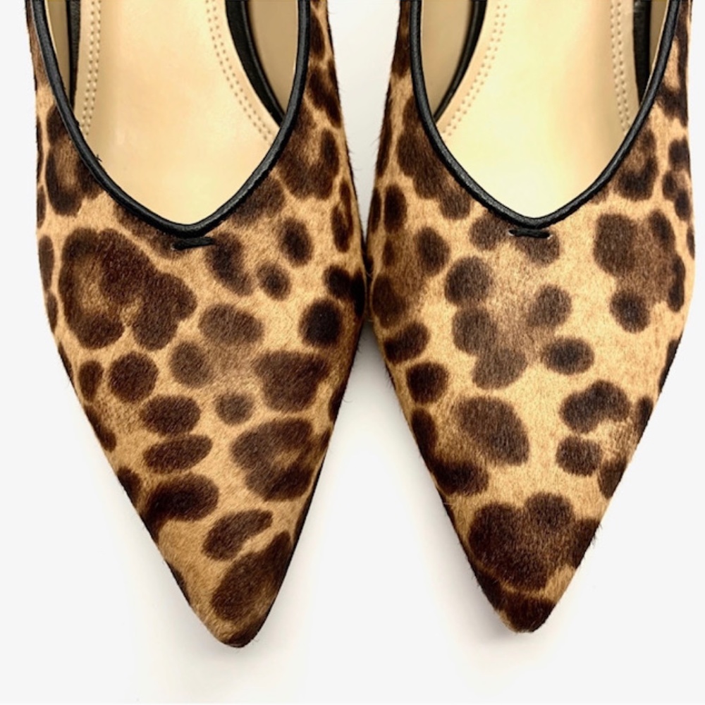 MARC FISHER LEOPARD DALLON POINTED TOE PUMP SHOES - Picture 4 of 10